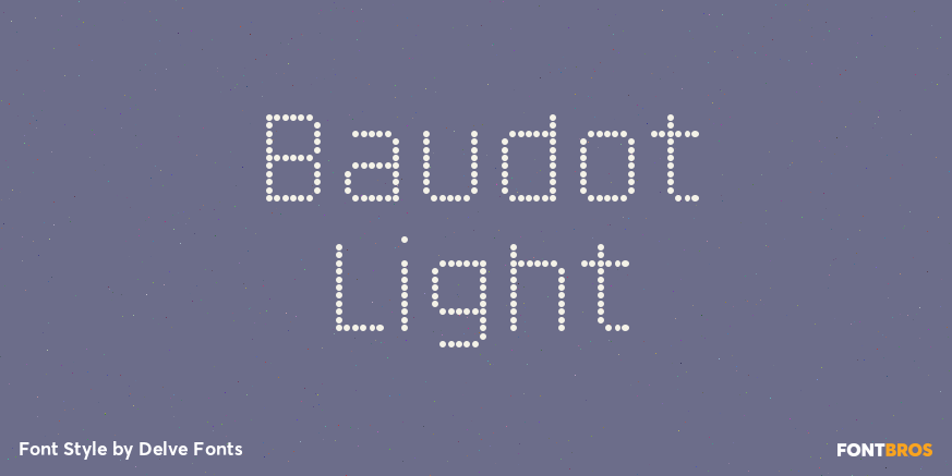 Baudot Light Poster