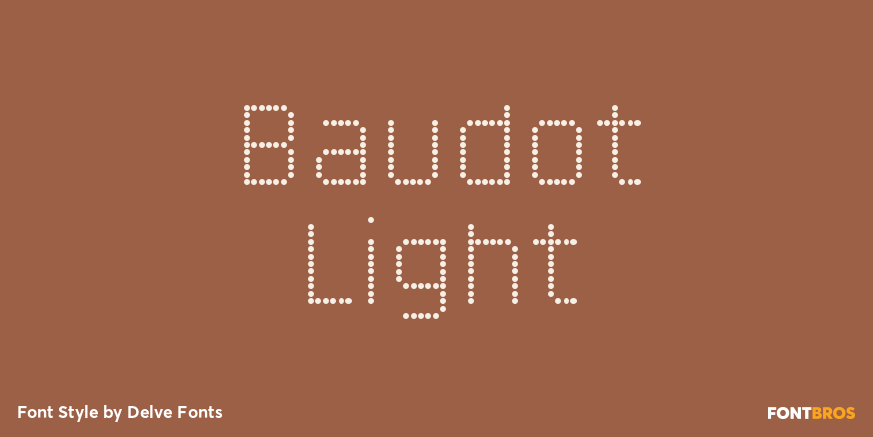 Baudot Light Poster