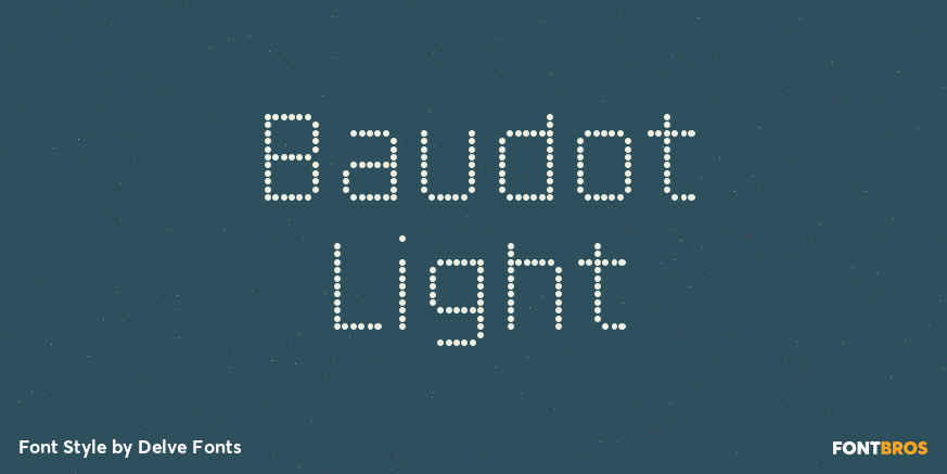 Baudot Light Poster