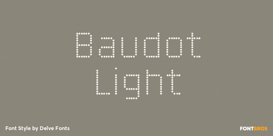 Baudot Light Poster