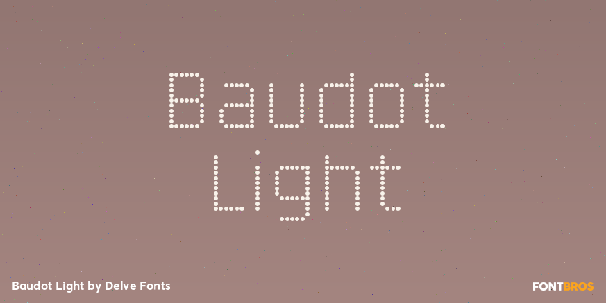 Baudot Light Poster