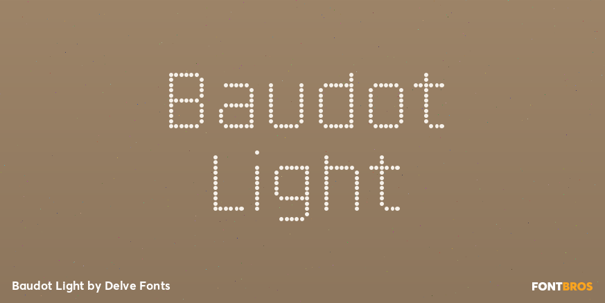 Baudot Light Poster