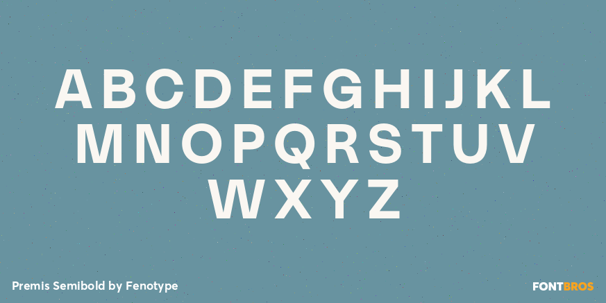 Premis Semibold Font Poster #2