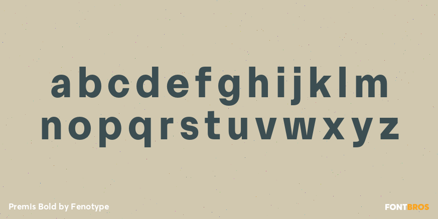 Premis Bold Font Poster #1