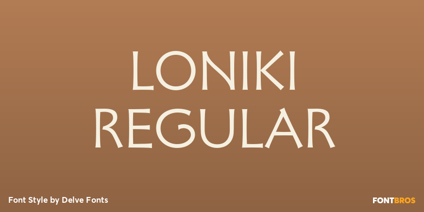 Loniki Regular Poster