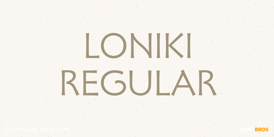 Loniki Regular Poster