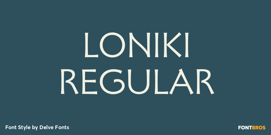 Loniki Regular Poster