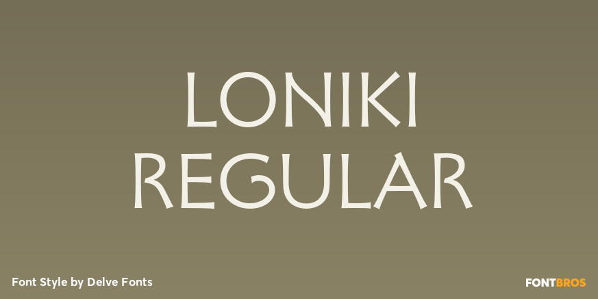 Loniki Regular Poster