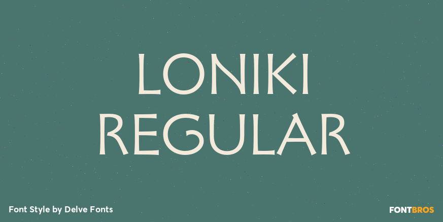 Loniki Regular Poster