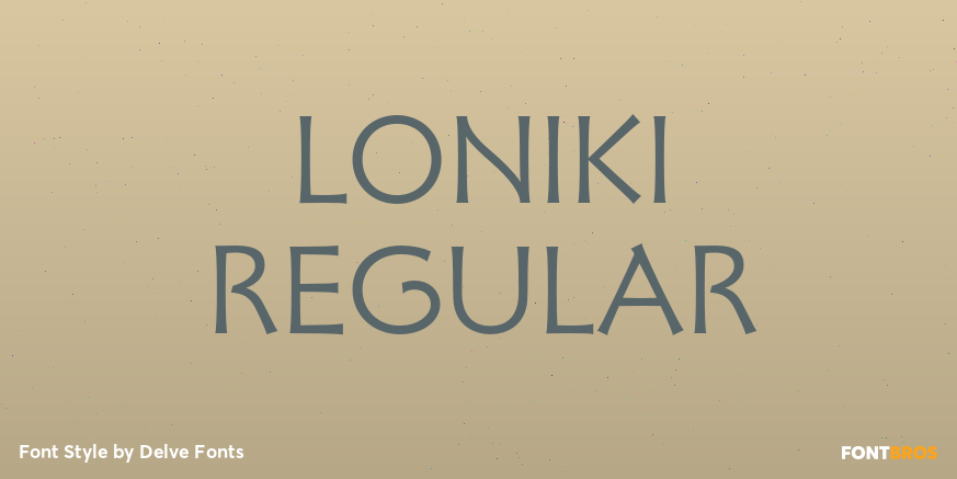 Loniki Regular Poster