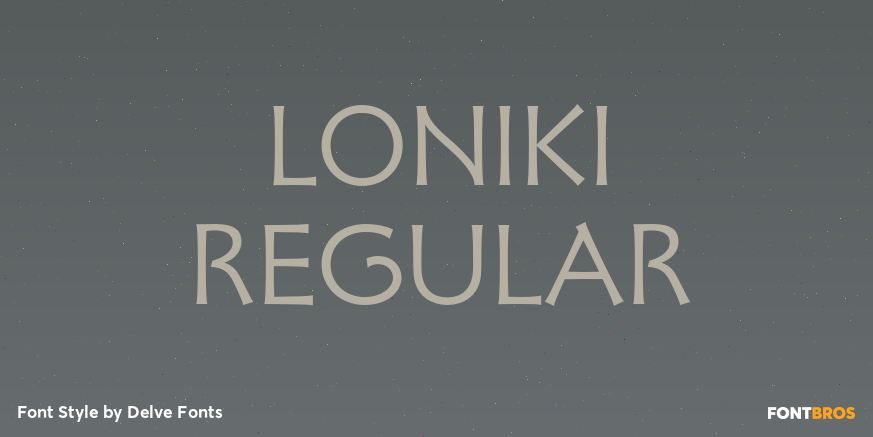 Loniki Regular Poster