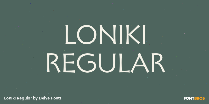 Loniki Regular Poster