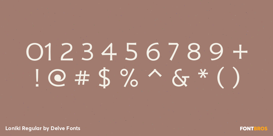 Loniki Regular Font Poster #4