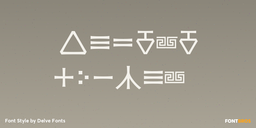 Loniki Symbols Poster