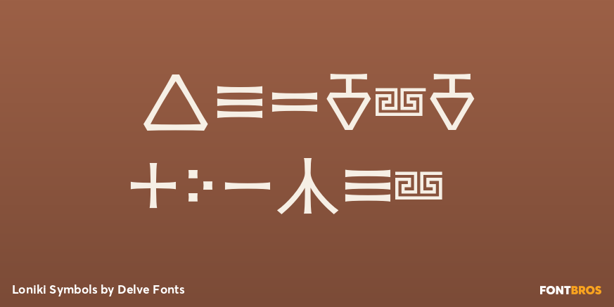 Loniki Symbols Poster