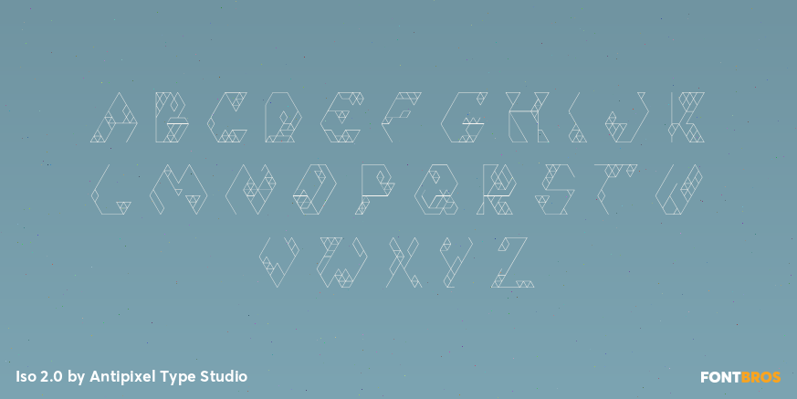 Iso 2.0 Font Poster #2