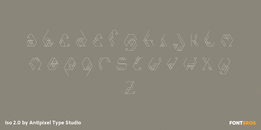 Iso 2.0 Font Poster #3