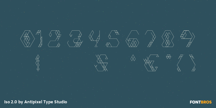 Iso 2.0 Font Poster #4