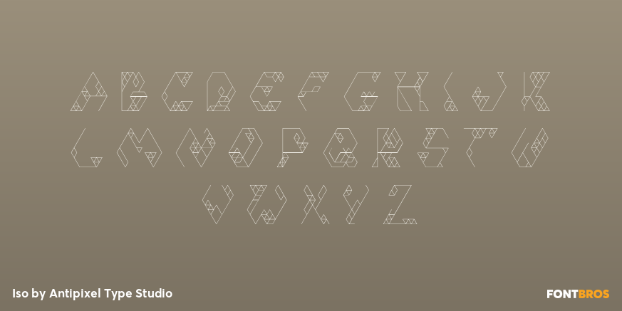 Iso Font Poster #2