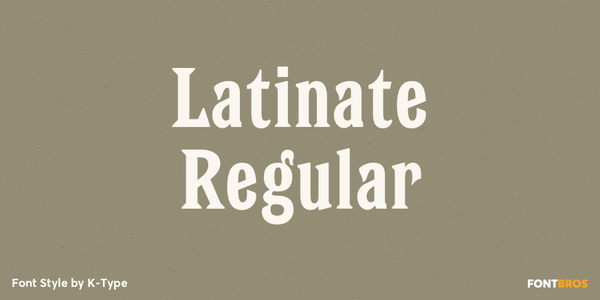 Latinate Regular Poster