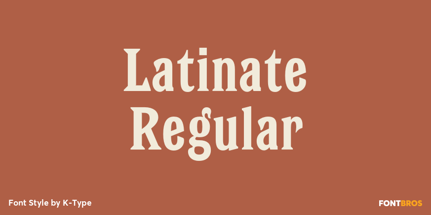 Latinate Regular Poster