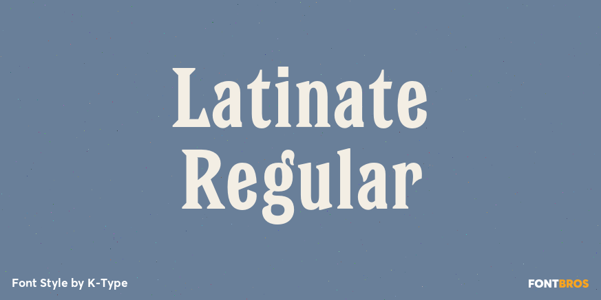 Latinate Regular Poster
