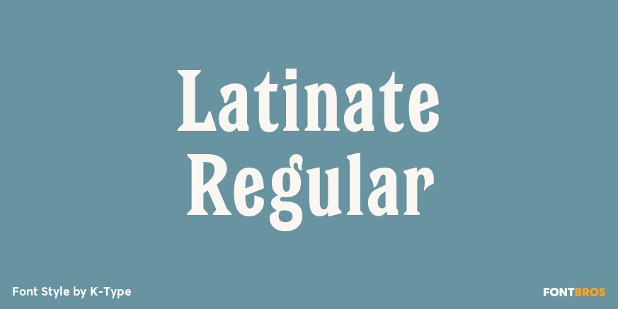 Latinate Regular Poster
