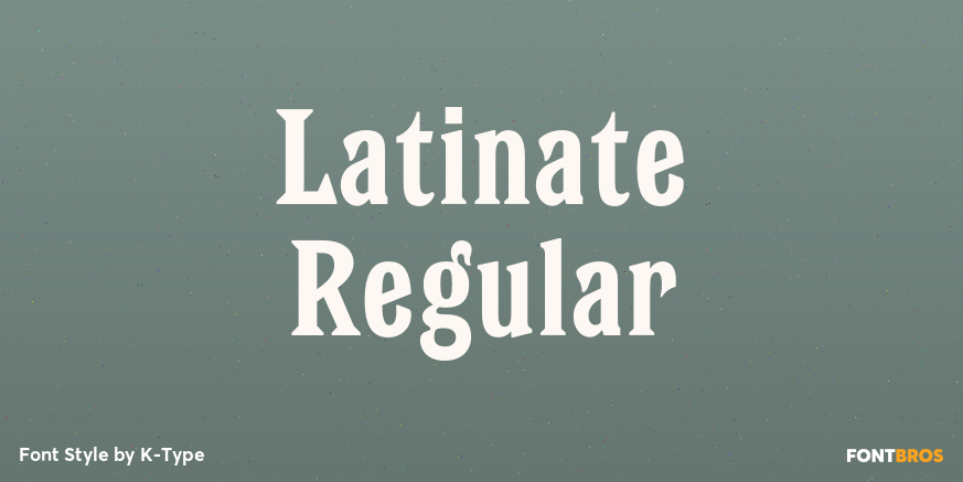 Latinate Regular Poster