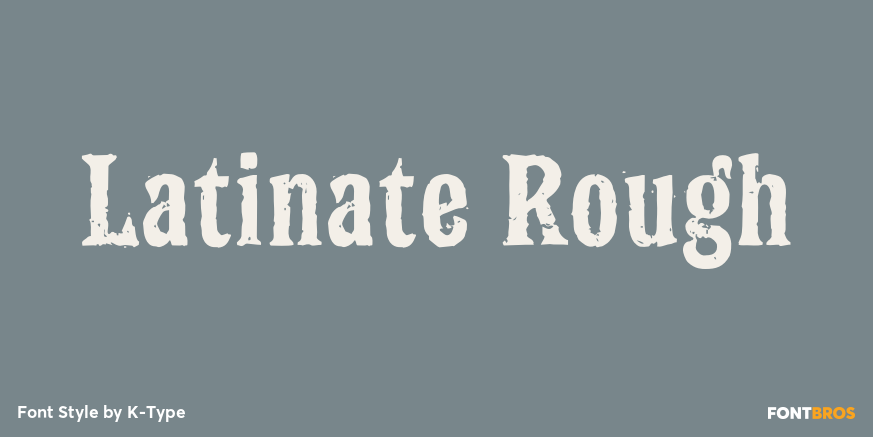 Latinate Rough Poster