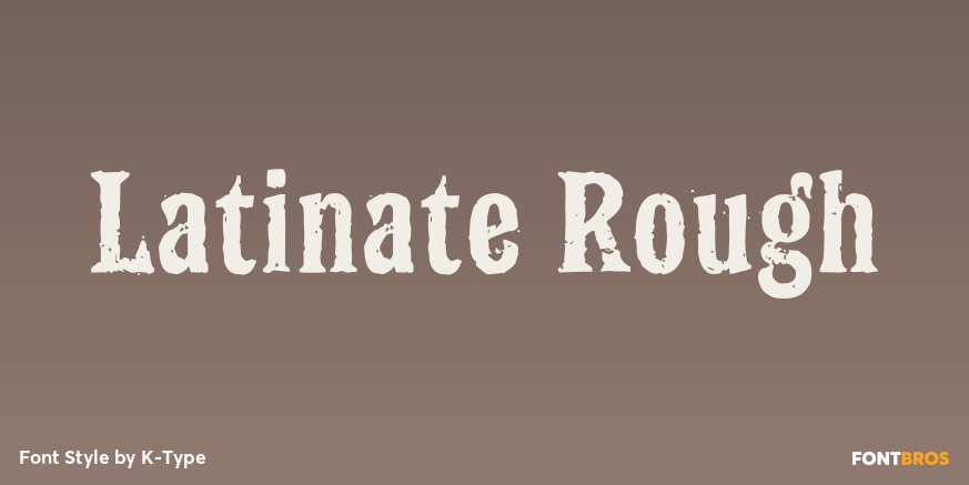 Latinate Rough Poster