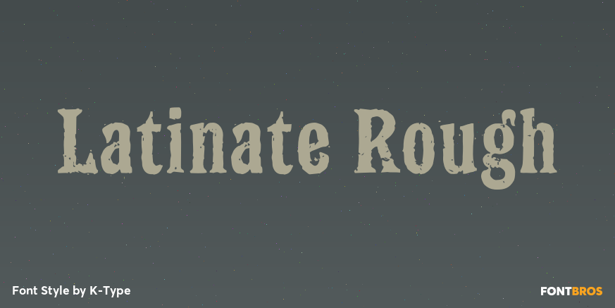 Latinate Rough Poster