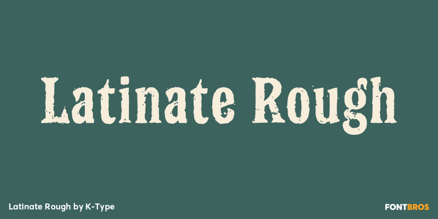 Latinate Rough Poster