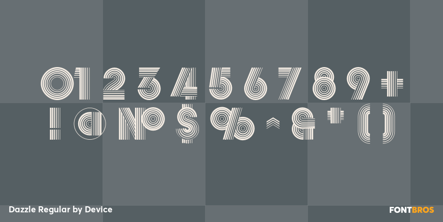 Dazzle Regular Font Poster #4