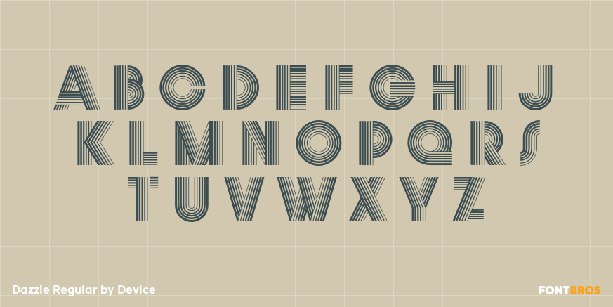 Dazzle Regular Font Poster #1