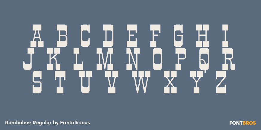Ramboleer Regular Font Poster #1