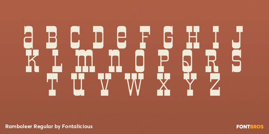 Ramboleer Regular Font Poster #1