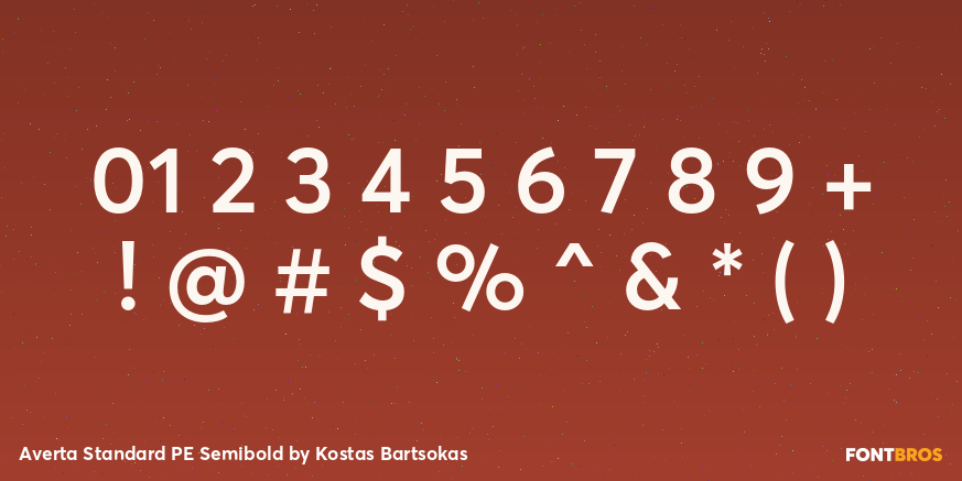 Averta Standard PE Semibold Font Poster #4