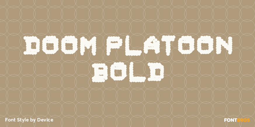 Doom Platoon Bold Poster