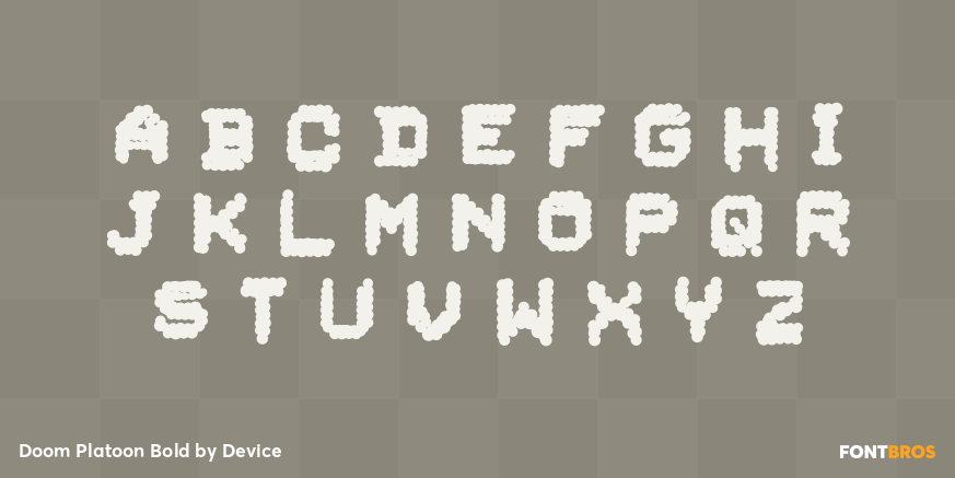 Doom Platoon Bold Font Poster #3