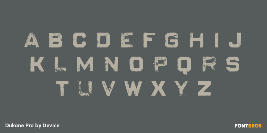 Dukane Pro Font Poster #1