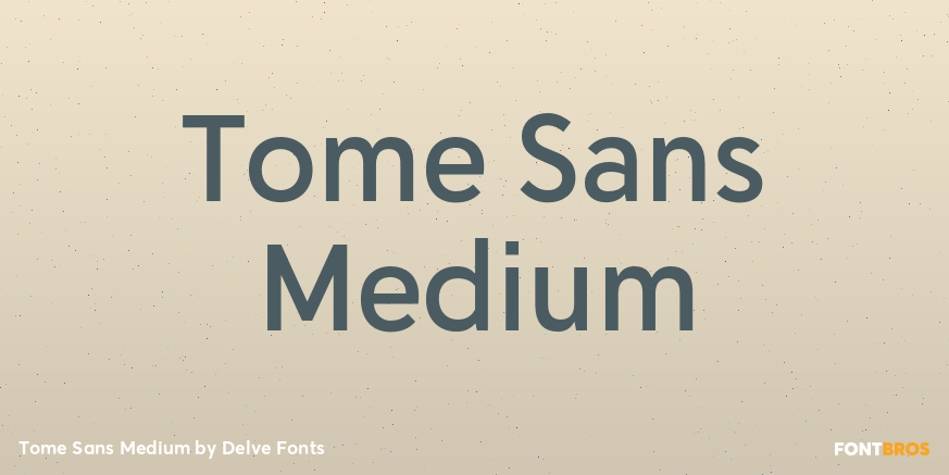 Tome Sans Medium Font Poster #1