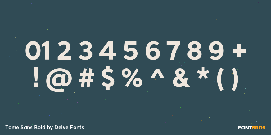 Tome Sans Bold Font Poster #1