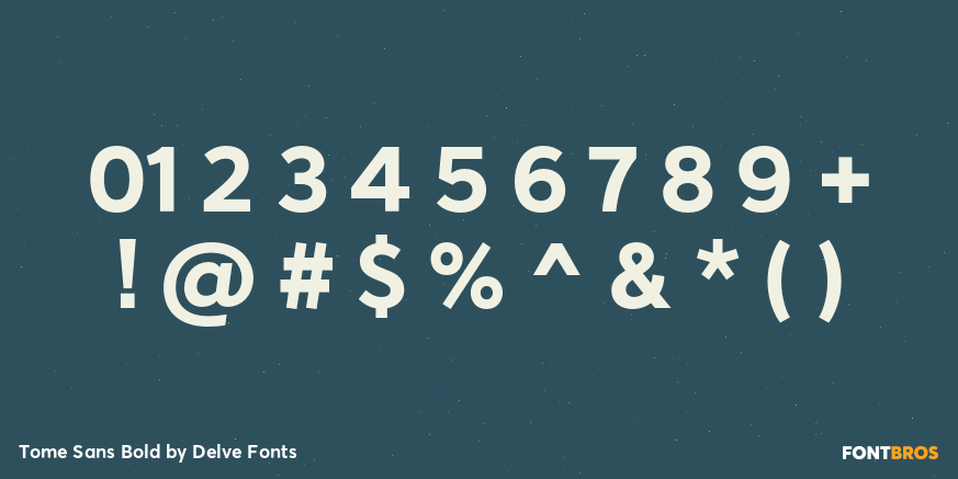 Tome Sans Bold Font Poster #4