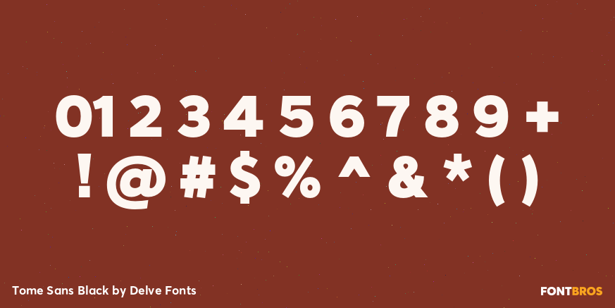 Tome Sans Black Font Poster #4