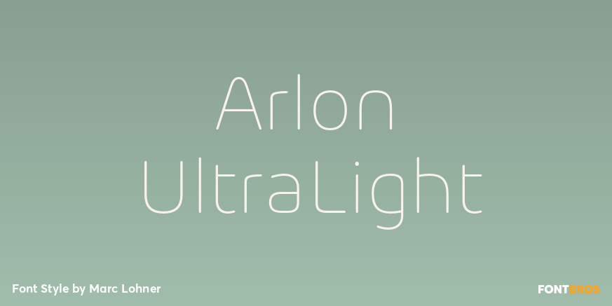 Arlon UltraLight Poster
