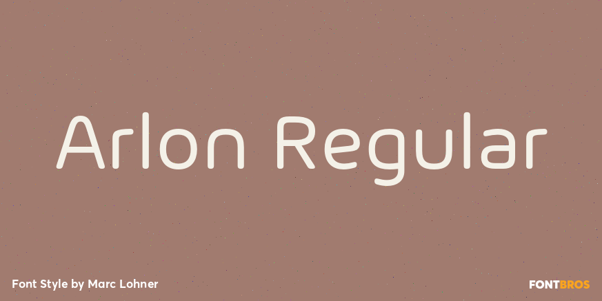 Arlon Regular Poster