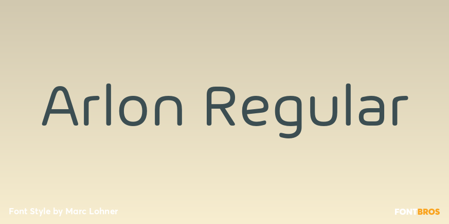 Arlon Regular Poster