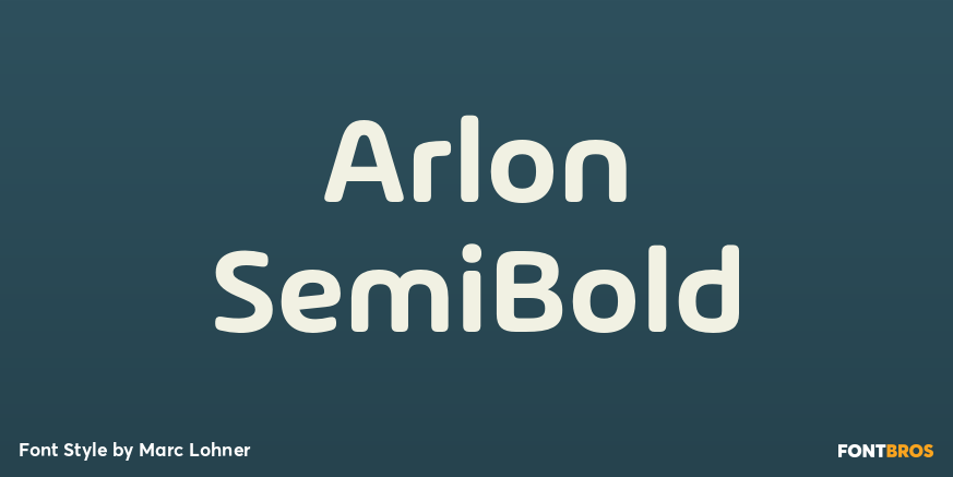 Arlon SemiBold Poster