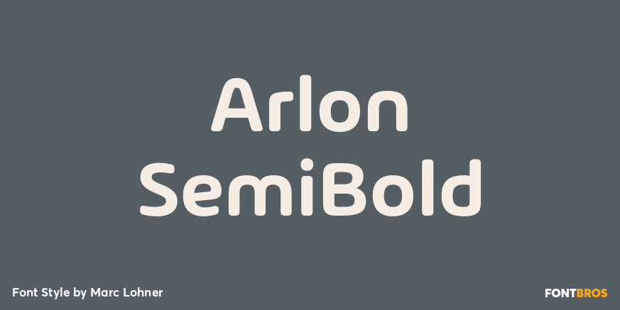 Arlon SemiBold Poster