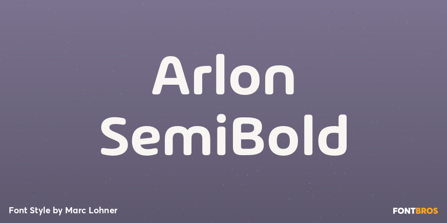 Arlon SemiBold Poster